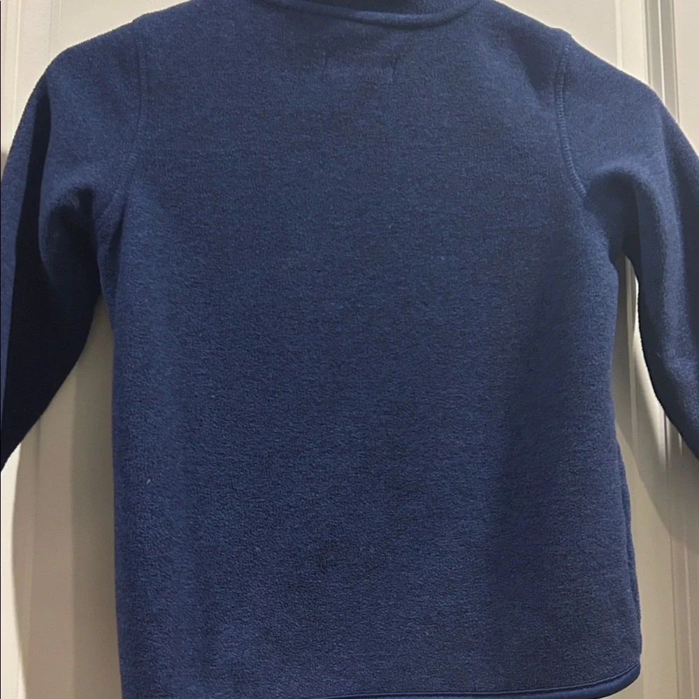 32 Degrees Heat kids Fleece Sherpa lined ZipUp Jacket pockets Size XS (5/6) blue